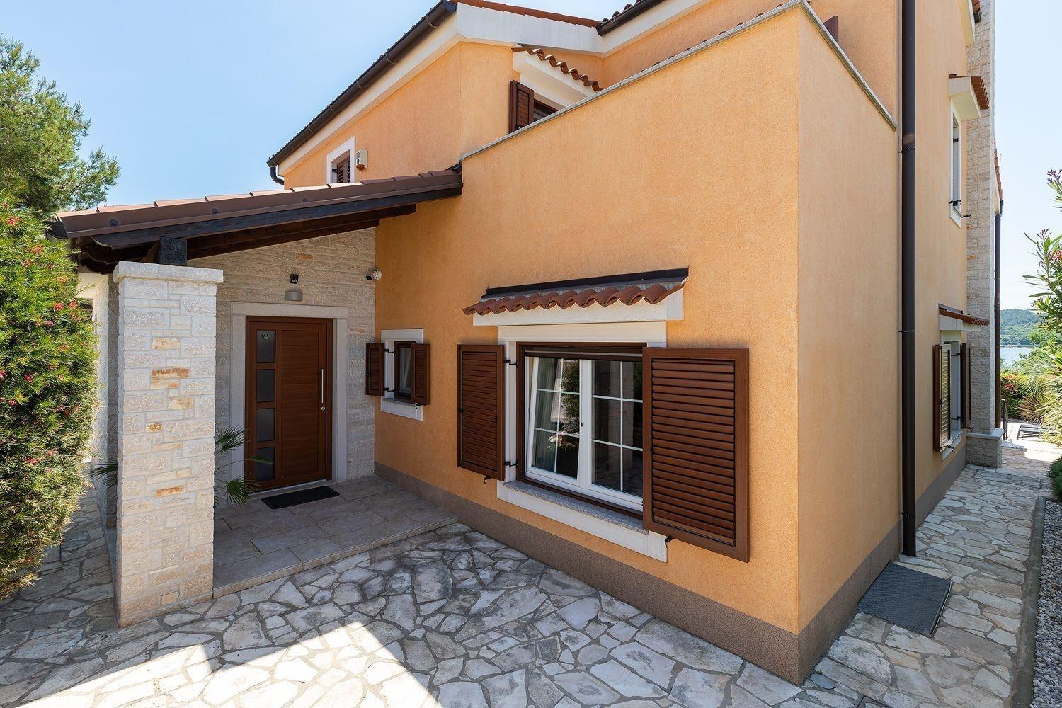 Ferienhaus In Pomer Mit Privatem Beheizten Pool Und Meerblick Dış mekan fotoğraf